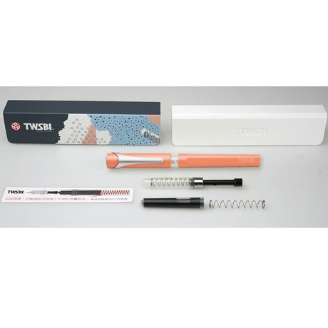 TWSBI Swipe Fountain Pen - Salmon - Pure Pens