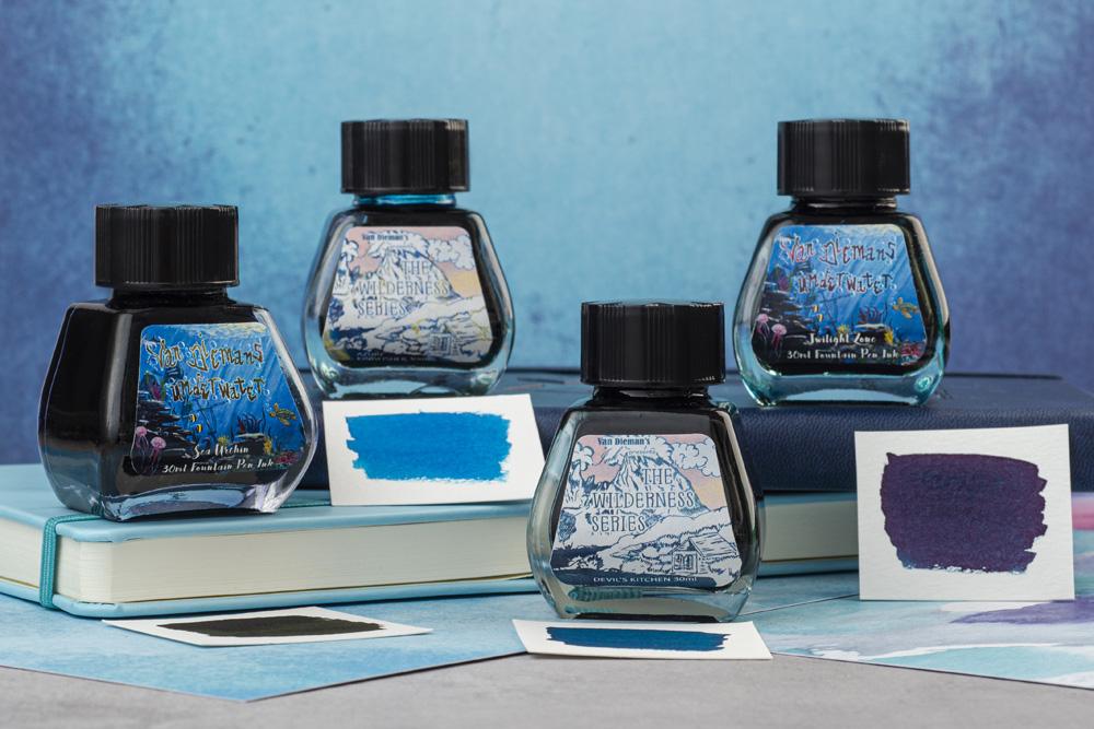 Van Dieman's The Wilderness Series - Azure Kingfisher - Shimmer Ink - Pure Pens