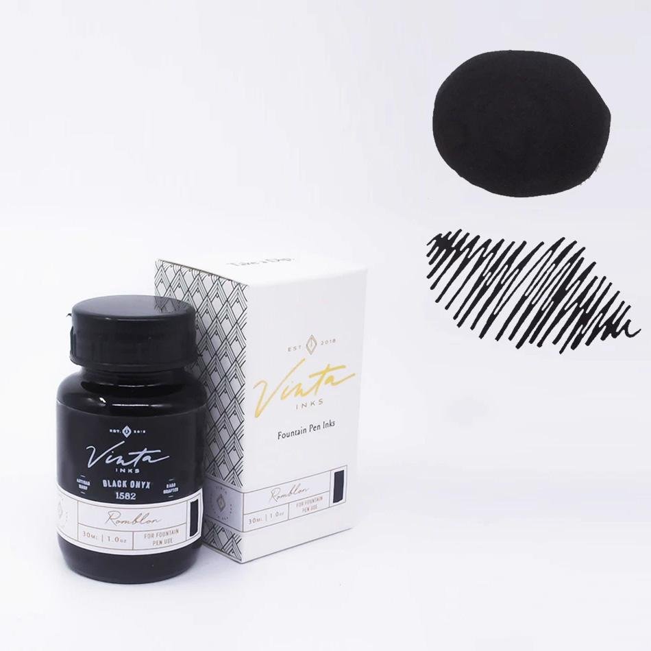 Vinta Inks Black Onyx (Romblon 1582) - Pure Pens