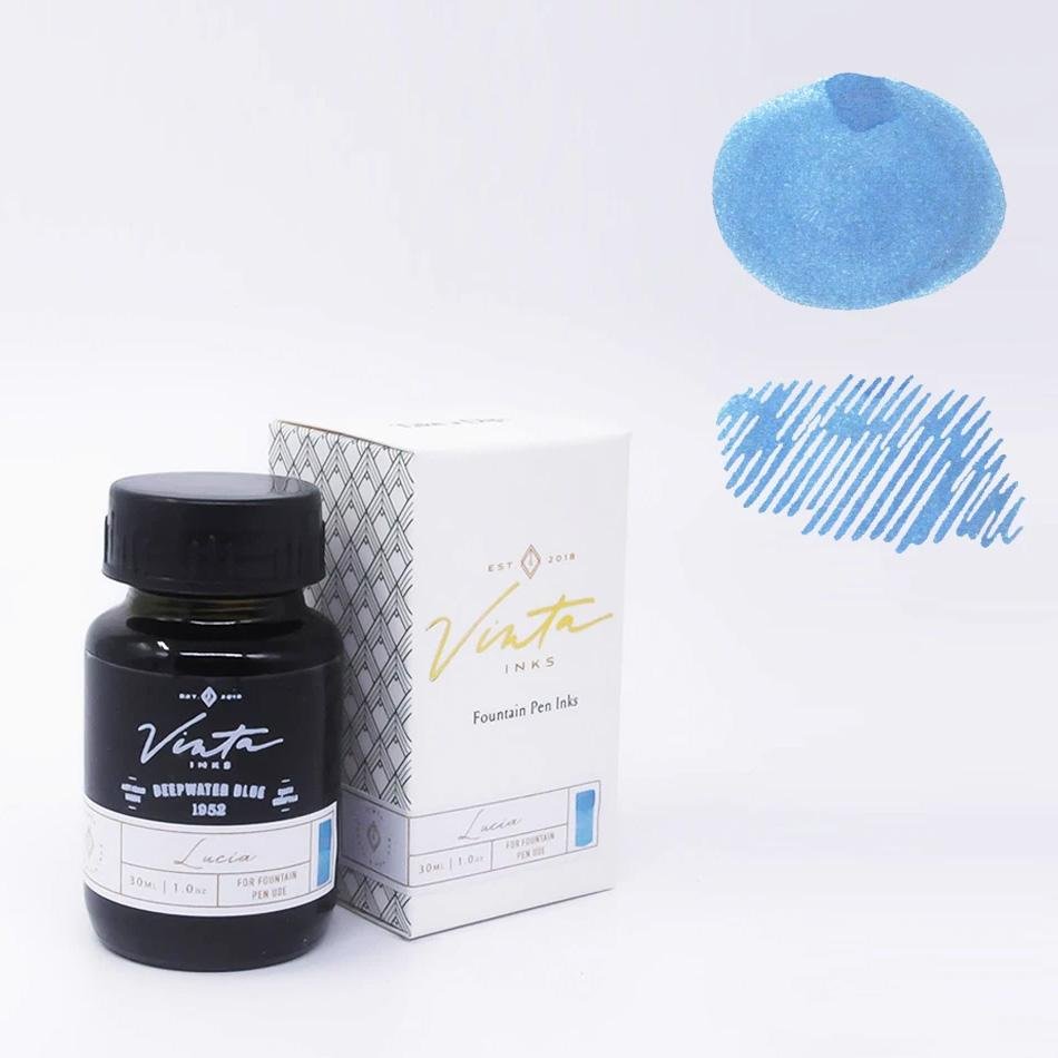 Vinta Inks Deepwater Blue (Lucia 1952) - Pure Pens