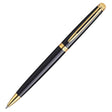 Waterman Hemisphere Ball Pen - Gloss Black with Gold Trim - Pure Pens