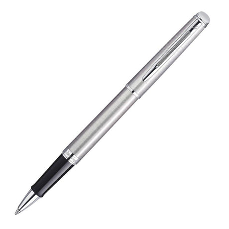 Waterman Hemisphere Rollerball Pen - Steel with Chrome Trim - Pure Pens